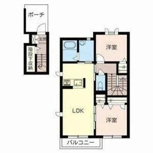 アーバンヒルズ【2階】の間取り