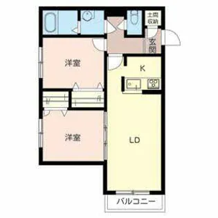 麗風苑【0305号室】の間取り