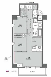 M-style【0307号室】の間取り