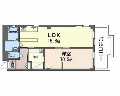花太コーポ篠尾【3階】の間取り
