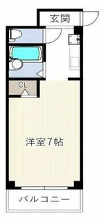 レジデンス山下【101号室】の間取り