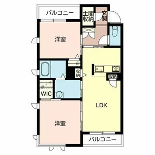 ザ・ファンクレイン たんば【2階】の間取り
