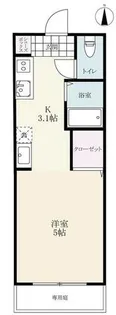オレンジコーポ【101号室】の間取り