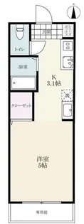 オレンジコーポ【102号室】の間取り