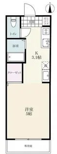 オレンジコーポ【102号室】の間取り