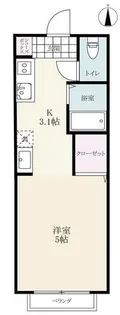 オレンジコーポ【2階】の間取り