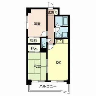 グランドール大池【0312号室】の間取り