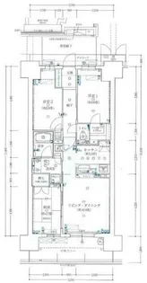 大阪ベイレジデンス【13階】の間取り