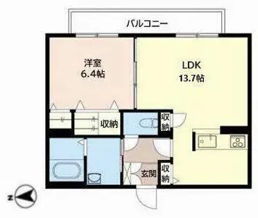 リラフォート【0202号室】の間取り