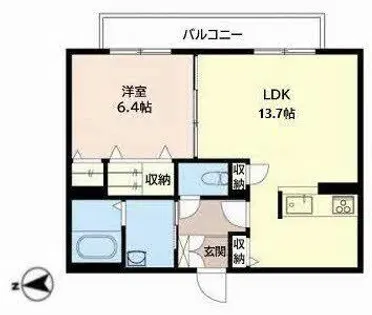 リラフォート【0202号室】の間取り