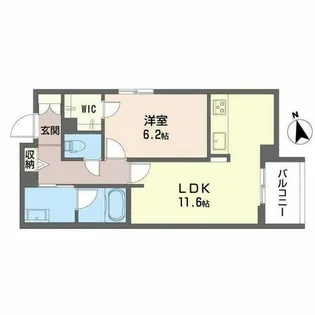 Ecrarge【0201号室】の間取り