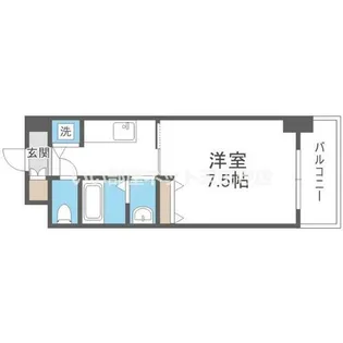 KDXレジデンス難波【4階】の間取り