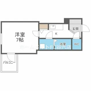 ミュプレ北浜EAST【8階】の間取り
