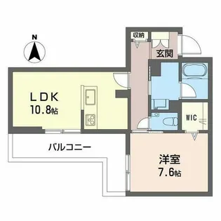 シャーメゾンガーデンズ 福【0203号室】の間取り