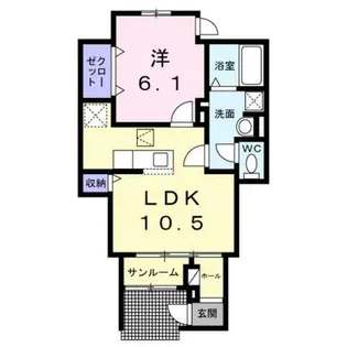 ラ・ヴィータ南門真Ⅰ【1階】の間取り