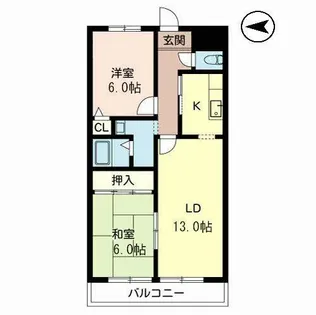 ボナール伊丹【0308号室】の間取り