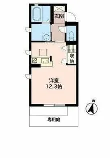 Rasen Garten【0105号室】の間取り