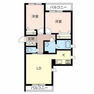 シャーメゾン 播磨町【0201号室】の間取り