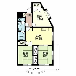 カーサ武田88【0205号室】の間取り