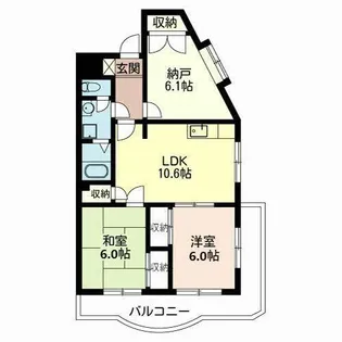 カーサ武田88【0205号室】の間取り