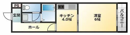 ドリームスクエア【1階】の間取り