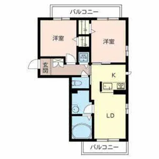 ティエドゥール 堅田【0301号室】の間取り