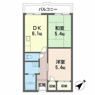 グリーン・ファンタン【2階】の間取り