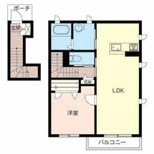 シャーメゾン横尾【0201号室】の間取り