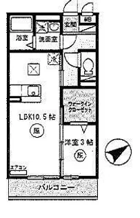 アバンセ121【1階】の間取り
