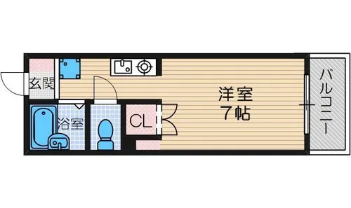 メゾンルミエール【410号室】の間取り