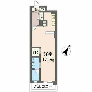 オーチャードアレー山手通【0402号室】の間取り