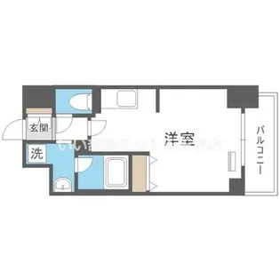 KDXレジデンス難波南【13階】の間取り