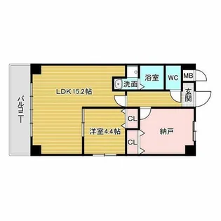 GROOVE豊中レジデンス【3階】の間取り