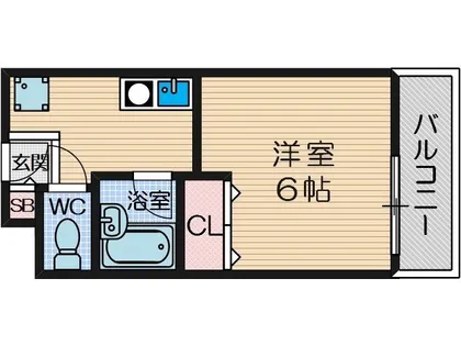 エスペオーラ近藤【4階】の間取り