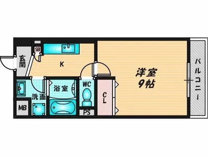 エトワールフィラント【1階】の間取り