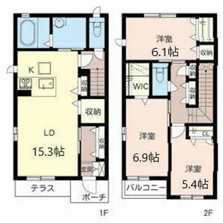 ルミエール【0101号室】の間取り