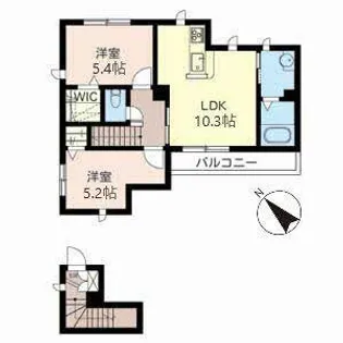 EAGLE【0201号室】の間取り