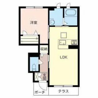 MESIA 瀬田【3102号室】の間取り