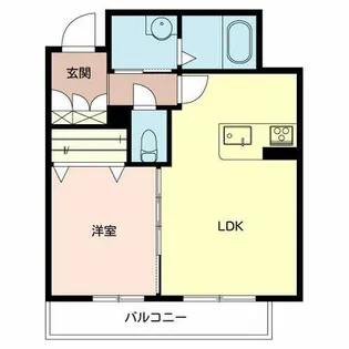juna【A308号室】の間取り
