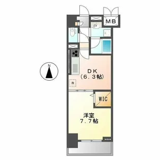 メイボートレス【4階】の間取り