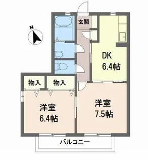 エスポワール【1階】の間取り