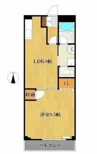 諏訪野ビル【603号室】の間取り