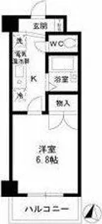 メゾンキムラII【4階】の間取り