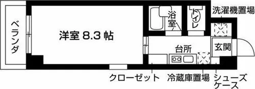 グリーンエミナンス東山【3階】の間取り