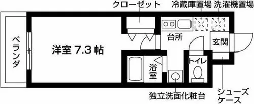 ル・レーヴ向山II【4階】の間取り