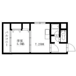 ルーブル16【6階】の間取り