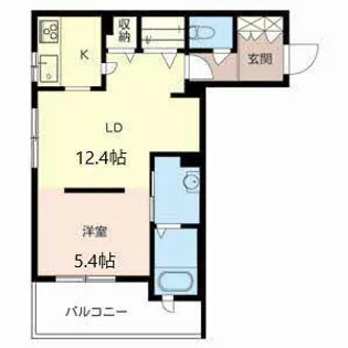 ブランエ 別院【0306号室】の間取り