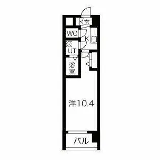 THE MUSIC COURT【8階】の間取り