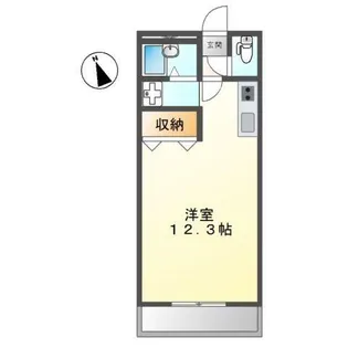 グリーンコート野里【1階】の間取り