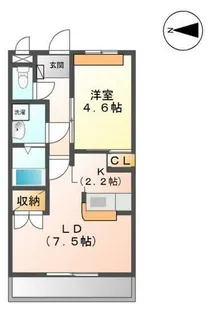 EAST 135.22【1階】の間取り